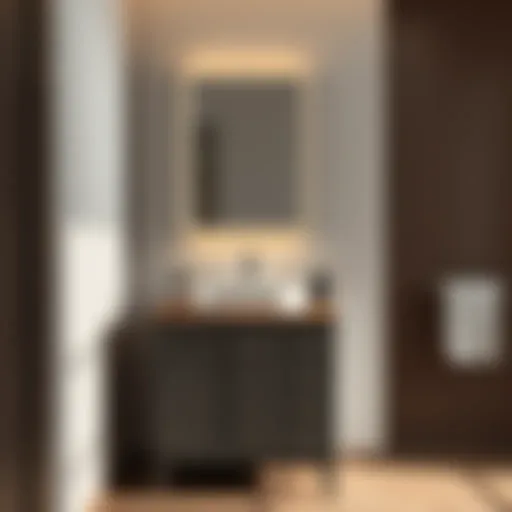 Elegant 35 cm sink cabinet design showcasing modern aesthetics