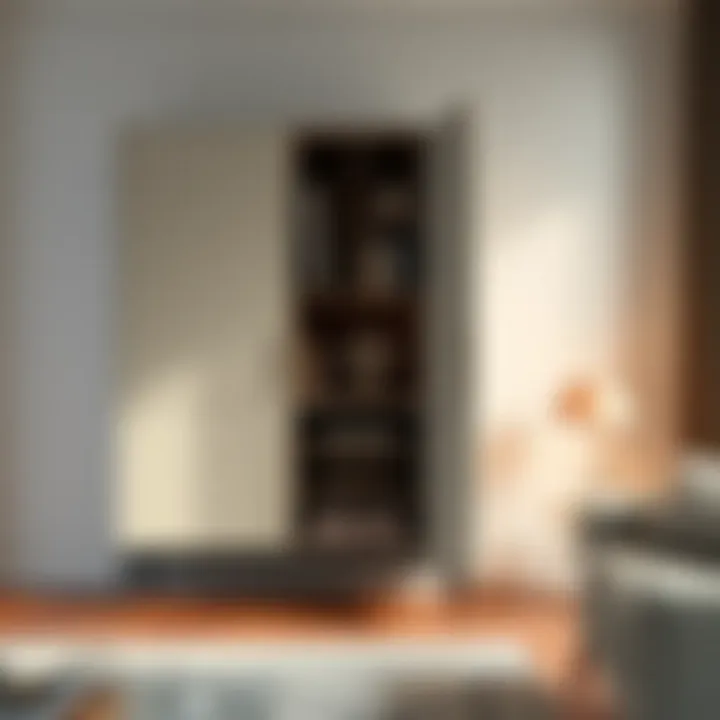 Aesthetic Modern Decor Aesthetic appeal of a multi-purpose cabinet in modern decor