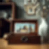 Elegant Wooden Photo Box Elegant wooden photo box showcasing craftsmanship