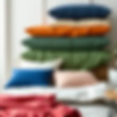 Trendy Colors and Patterns for Bedding An assortment of trendy colors and patterns for bedding.