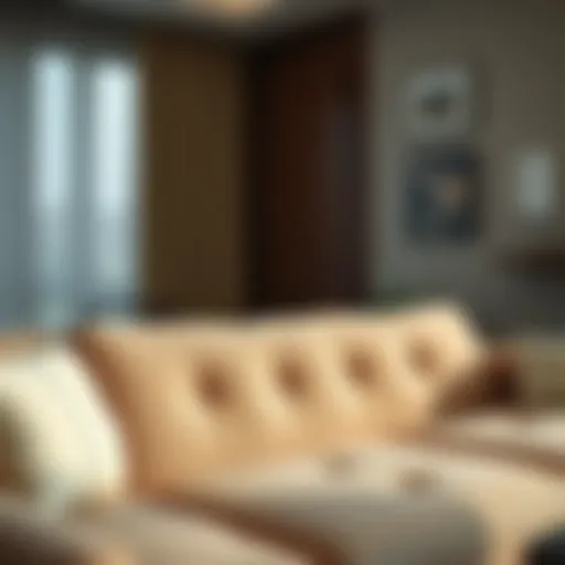 The Result of Professional Sofa Cleaning Spotless sofa after professional cleaning