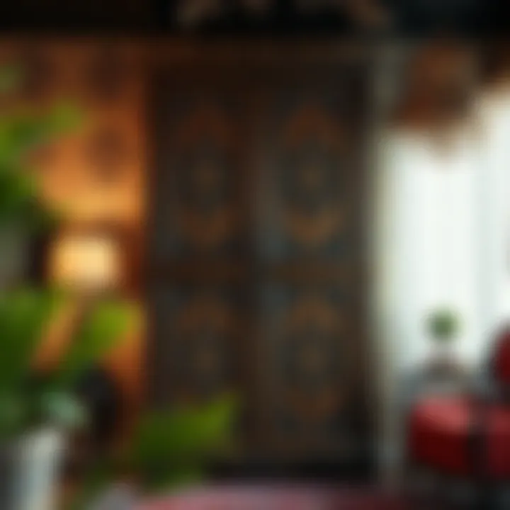 Traditional vestiyer with intricate designs