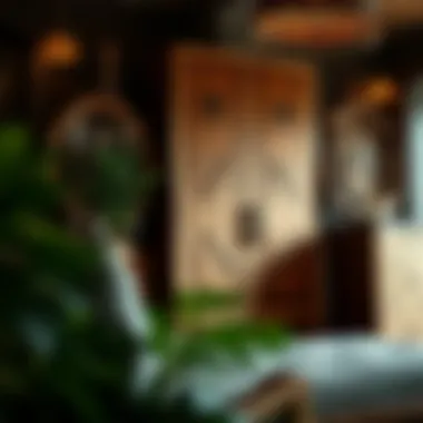 Artisan-crafted wooden decor showcasing craftsmanship