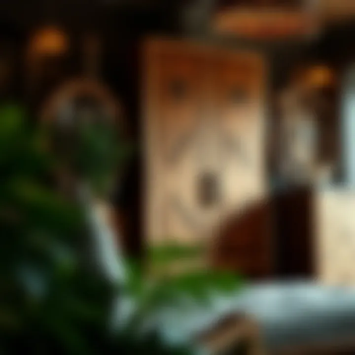 Artisan-crafted wooden decor showcasing craftsmanship