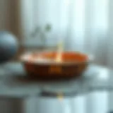 Ceramic Ashtray with Intricate Designs Elegant ceramic ashtray design with intricate patterns