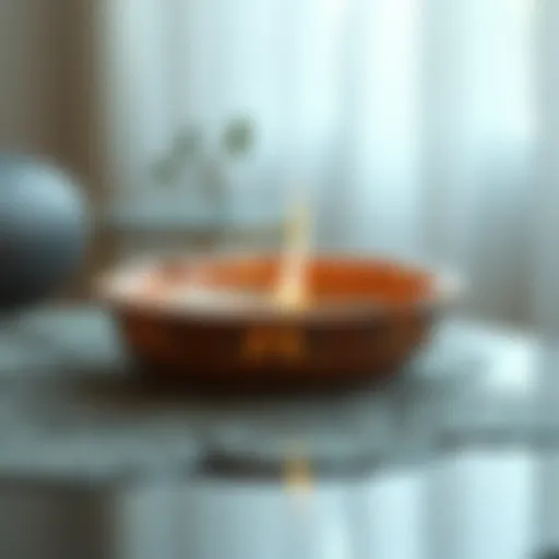 Ceramic Ashtray with Intricate Designs Elegant ceramic ashtray design with intricate patterns