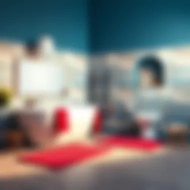 Colorful bathroom mats for dynamic decor