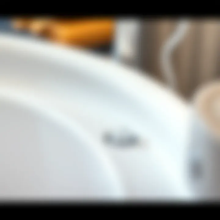 Foam Texture in Modern Bathrooms Close-up of foam texture used in modern bathrooms