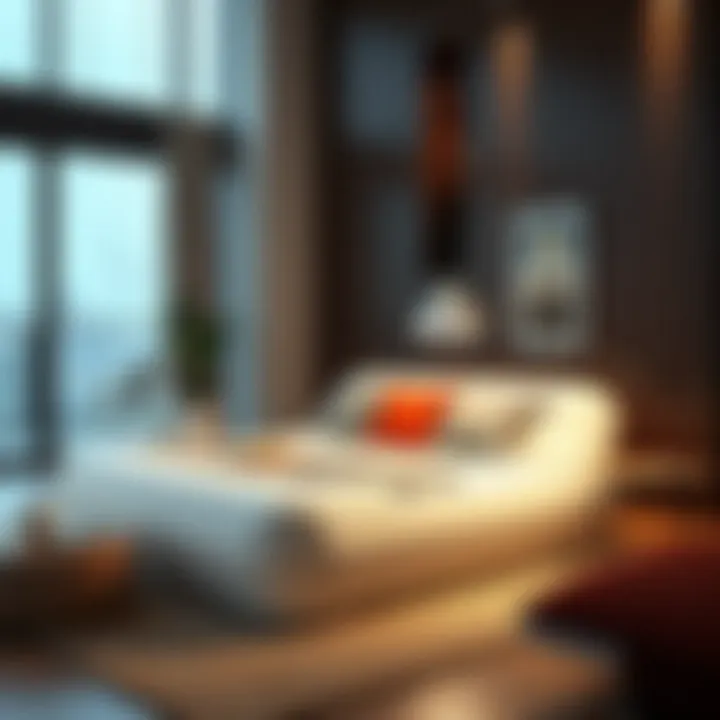 Bauhaus Bed in Contemporary Living Space Bauhaus inflatable bed in a stylish living room setting