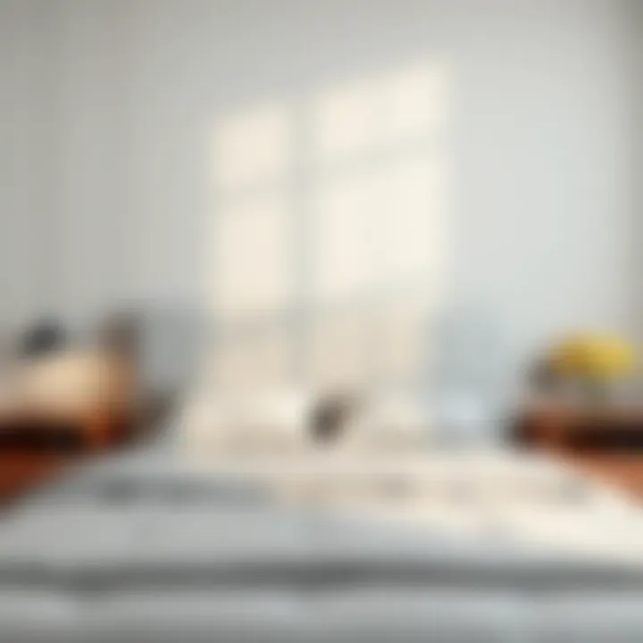 Contemporary bed headboard showcasing minimalist design