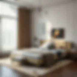 Elegant single bed base design