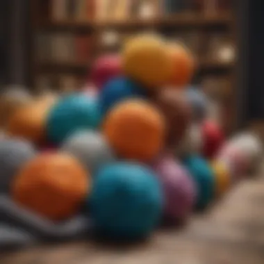 Vibrant Yarn Choices for Blanket Crafting Colorful yarn balls suitable for baby blanket knitting