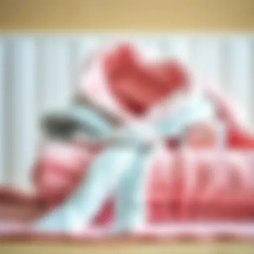 Soft baby bathrobe towel in pastel colors