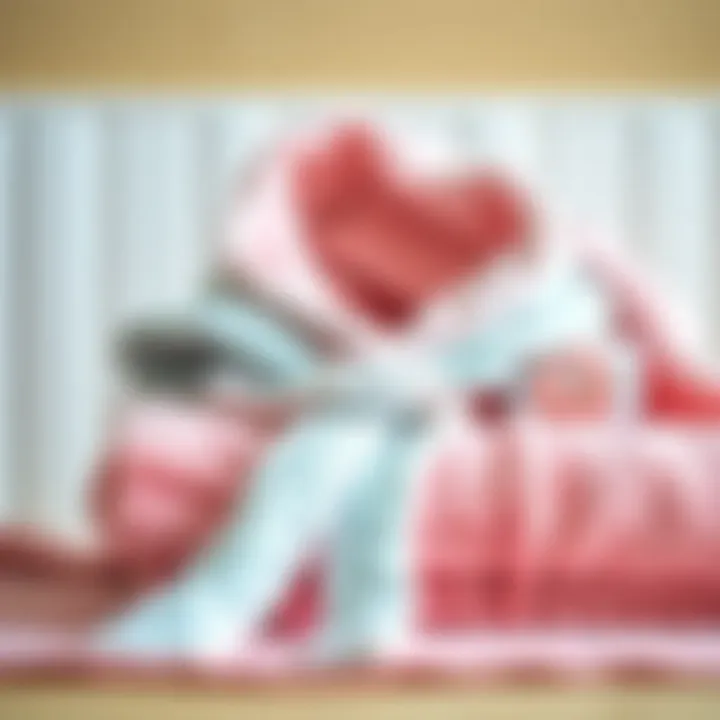 Soft baby bathrobe towel in pastel colors