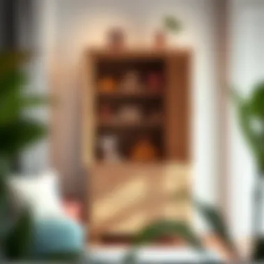 Baby Toy Cabinet as a Home Decor Element Baby toy cabinet complementing home decor