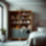 Stylish baby toy cabinet with modern design