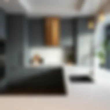 Stylish Kitchen Decor with White Marble Stylish kitchen interior featuring white marble countertop