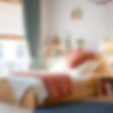 Cozy children's bed with storage solutions