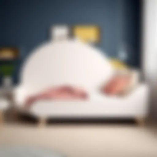 Elegant children's bed with unique design