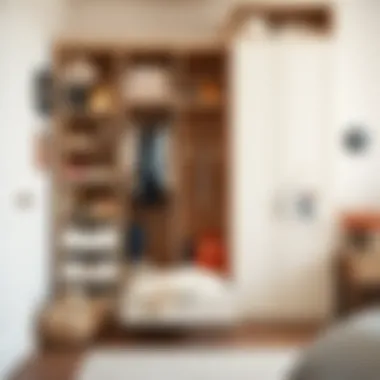 Functional children's wardrobe with smart storage solutions