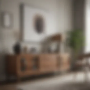 Furniture with Colored Wooden Elements Stylishly designed furniture incorporating colored wooden elements