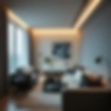 Contemporary Dual-Purpose Room Design Contemporary aesthetics in a dual-purpose room setup