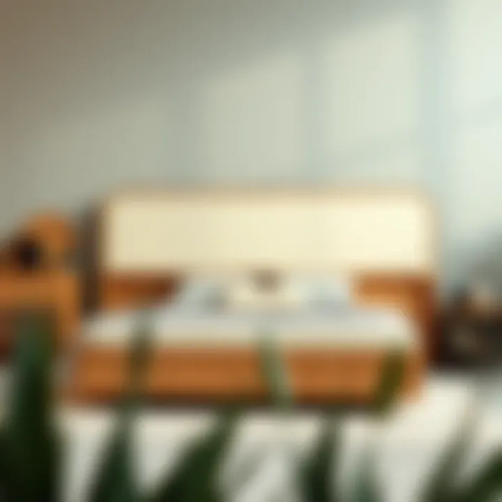 Contemporary Triple Bed with Unique Features Contemporary triple bed with unique features