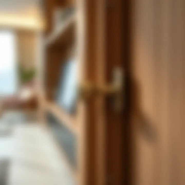 Corner cabinet hinge in modern design