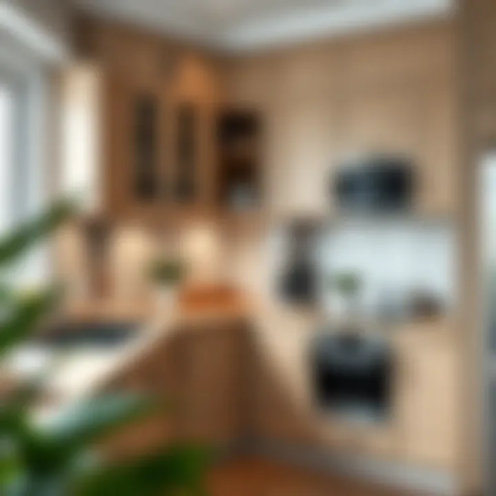 Maximizing Space with Corner Kitchen Cabinets Functional layout of a corner kitchen cabinet maximizing space