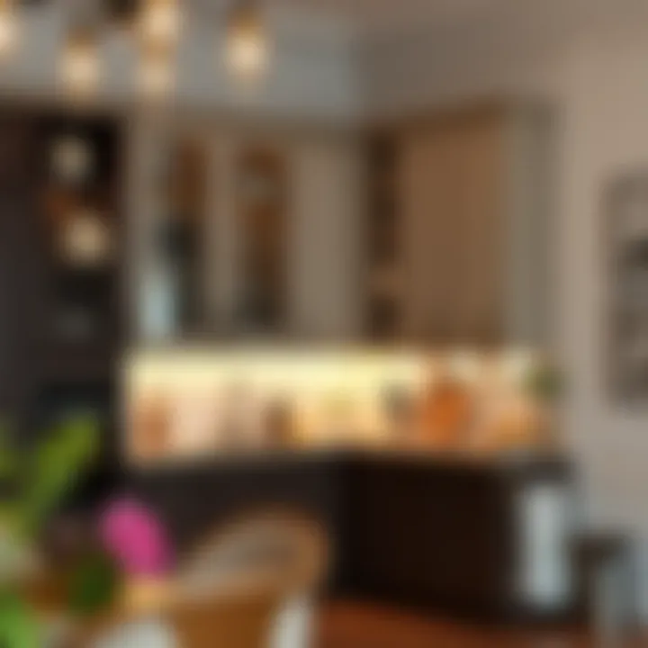 Elegance of Corner Kitchen Cabinets in Interior Design Elegant corner kitchen cabinet blending with interior decor