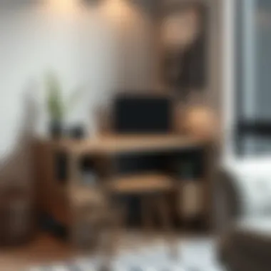 Modern Corner Study Table with Storage Modern corner study table with storage