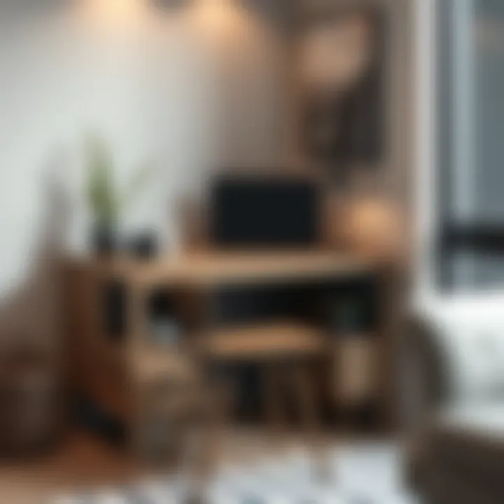 Modern Corner Study Table with Storage Modern corner study table with storage