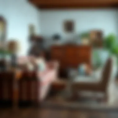 Combination of various country furniture showcasing versatility