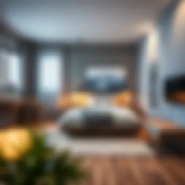 Modern Comfort Cozy bedroom featuring modern furniture arrangements