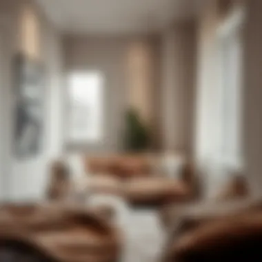 A cozy corner with a reading nook in a bedroom