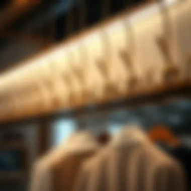 Different design styles of multi-hook hanging apparatus displayed