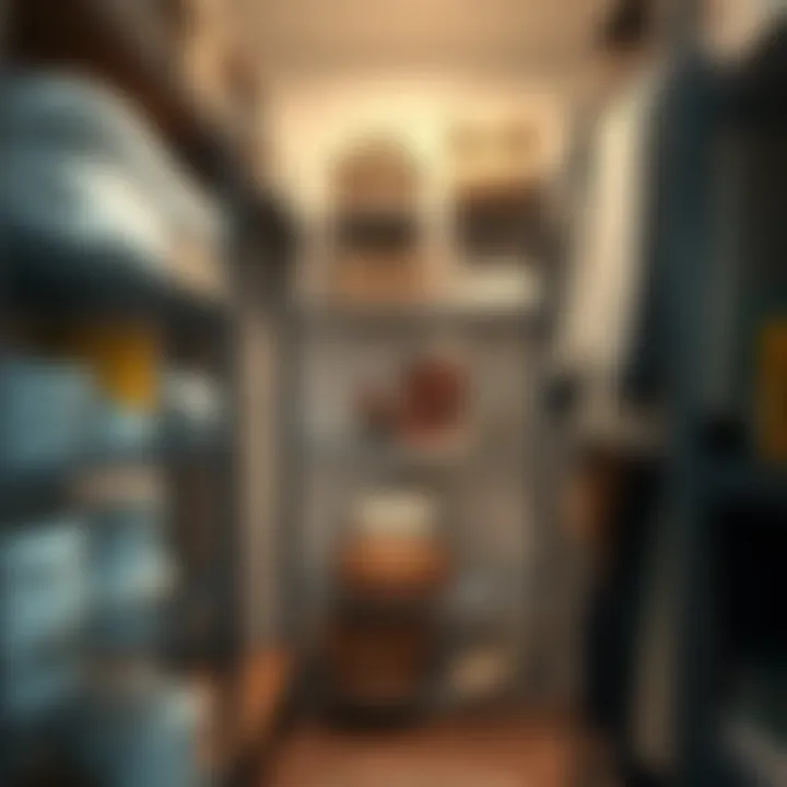 Practical tips for maximizing space with metal shelves in a closet