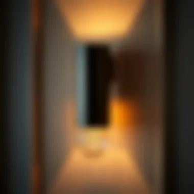 Sophisticated Wall Lamp Design Close-up of a sophisticated wall lamp design