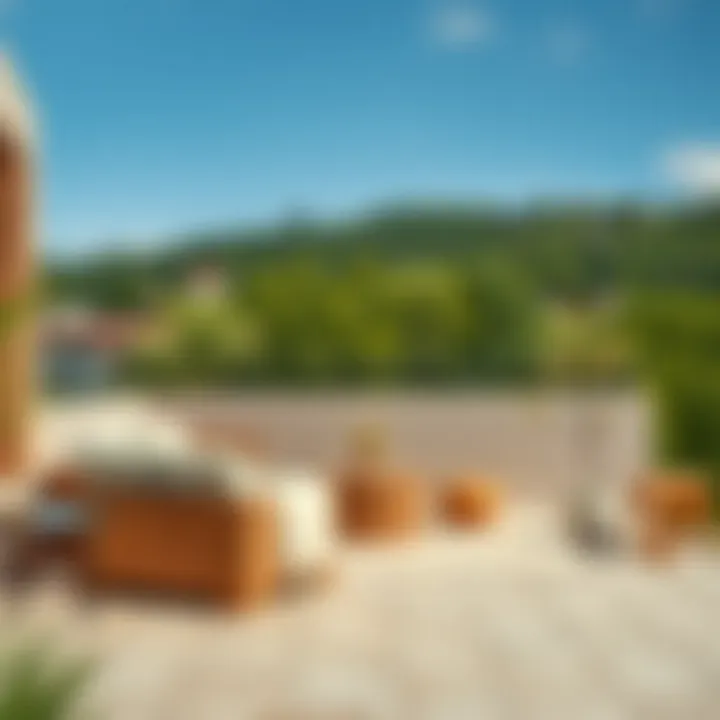 Eco-friendly materials used in outdoor furniture showcasing sustainability