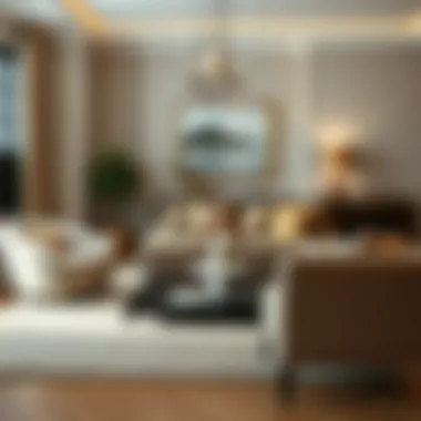 Incorporating Upholstery into Elegant Interior Design An elegant living room featuring stylish furniture and upholstery.