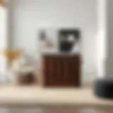 Elegant rectangular laundry basket in a modern living space