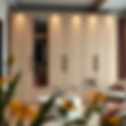 Modern Wardrobe Aesthetics Elegant wardrobe design showcasing modern aesthetics