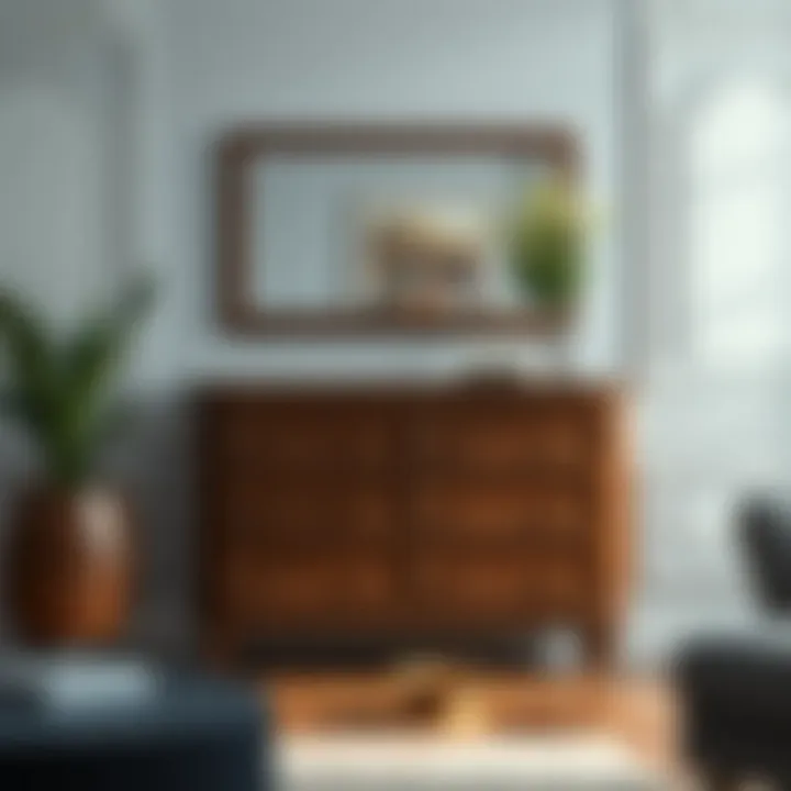 Classic Elegance in Dresser Design Elegant wooden dresser with eight drawers
