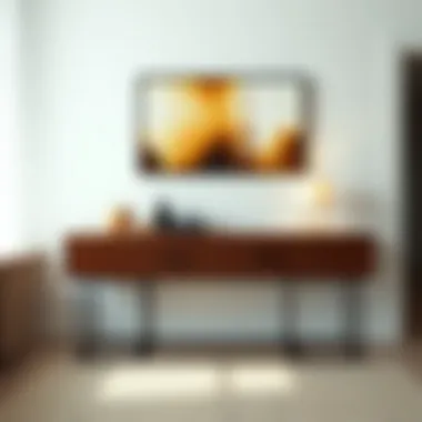 Affordable console table showcasing modern design