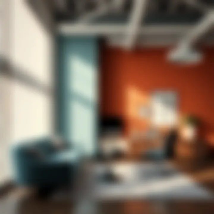 Color palettes for creating a productive office environment