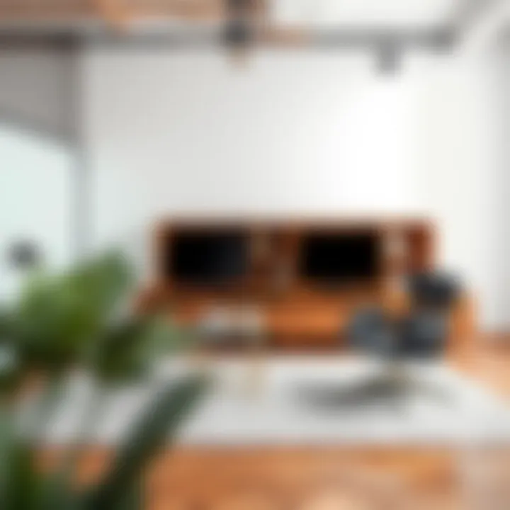 Diverse materials used in office furniture design