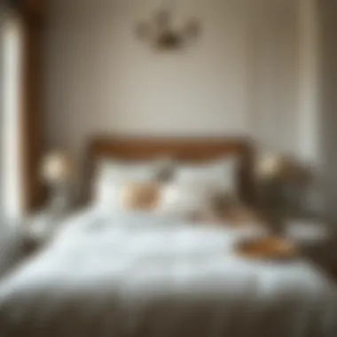 Stylish Bedroom with English Home Duvet Cover Elegant English Home duvet cover set in a stylish bedroom