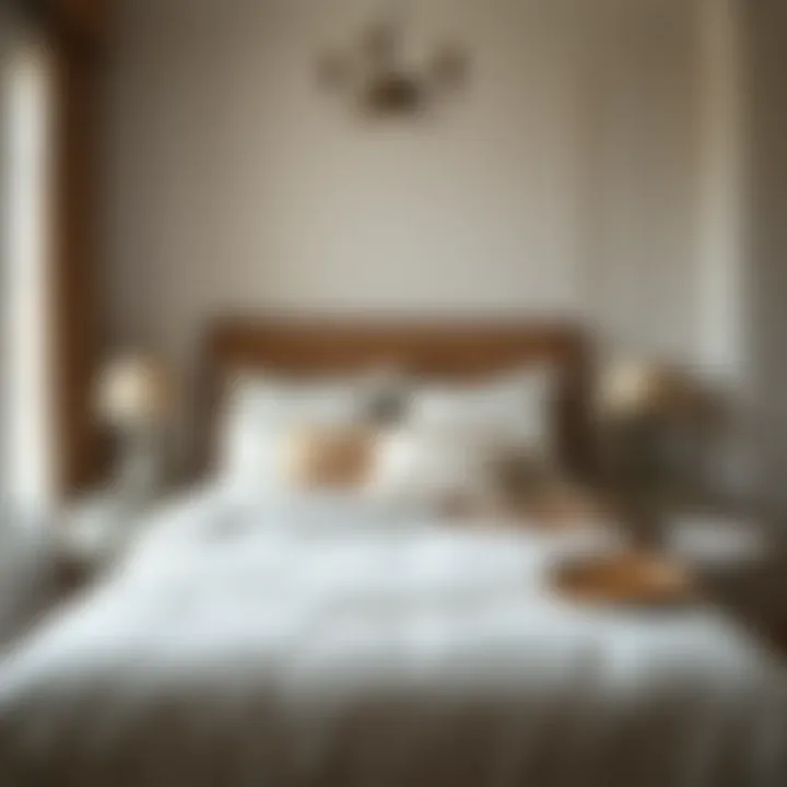 Stylish Bedroom with English Home Duvet Cover Elegant English Home duvet cover set in a stylish bedroom