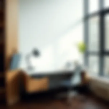 Ergonomic study desk with ample storage