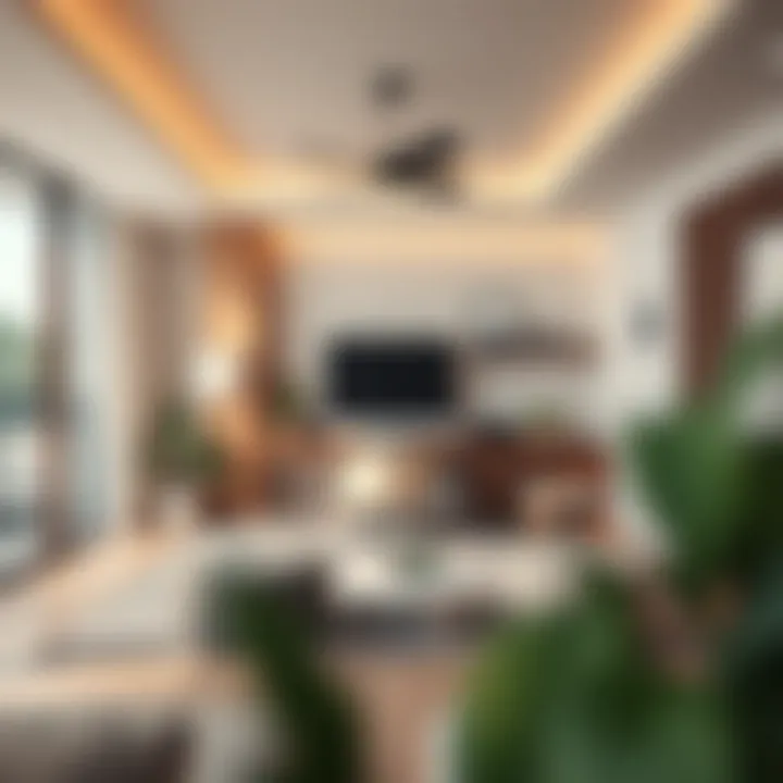 Inviting home office with modern aesthetics